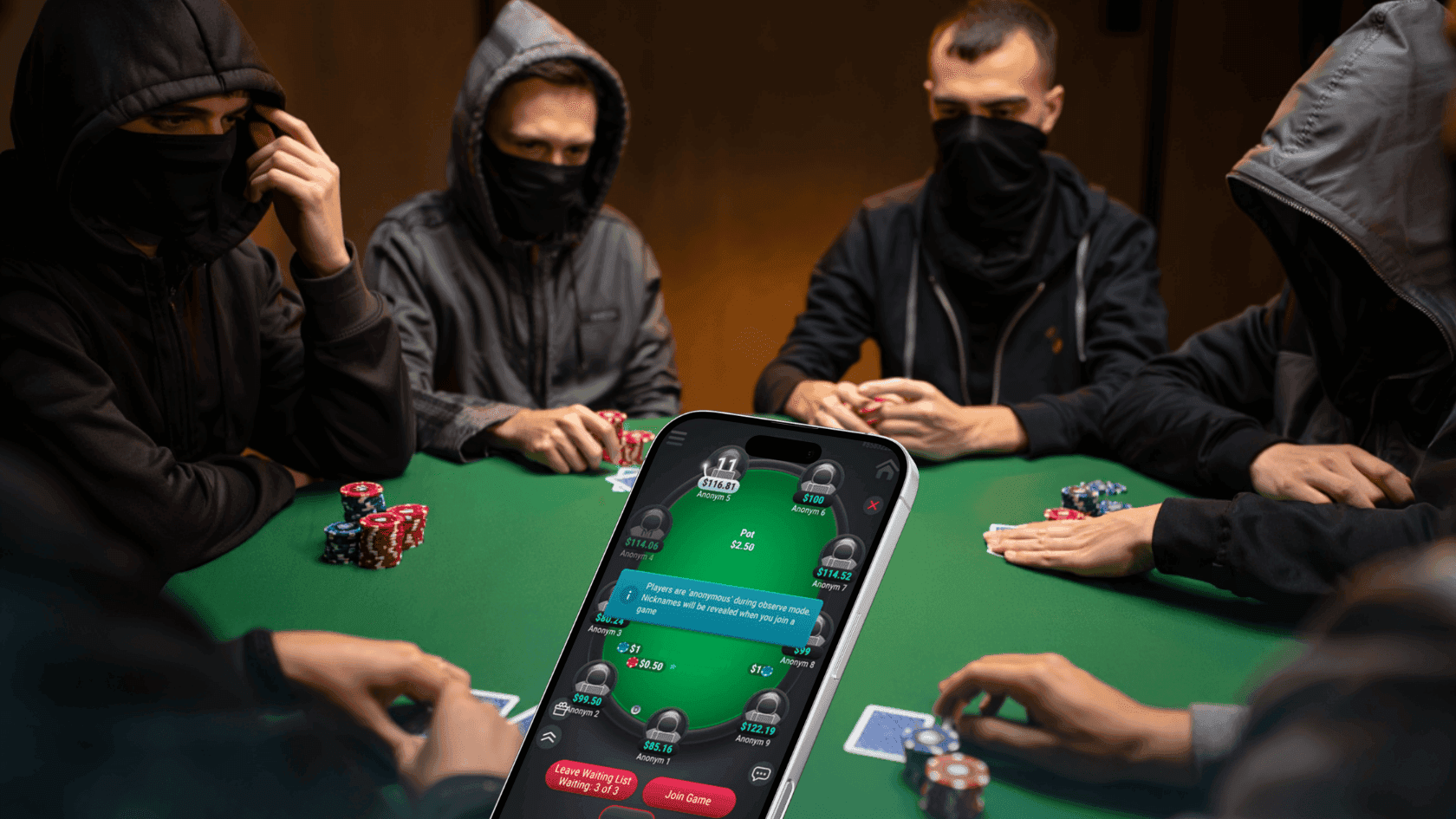 Anonymous tables in poker apps: ClubGG, PPPPoker, pros and cons | СС-Poker