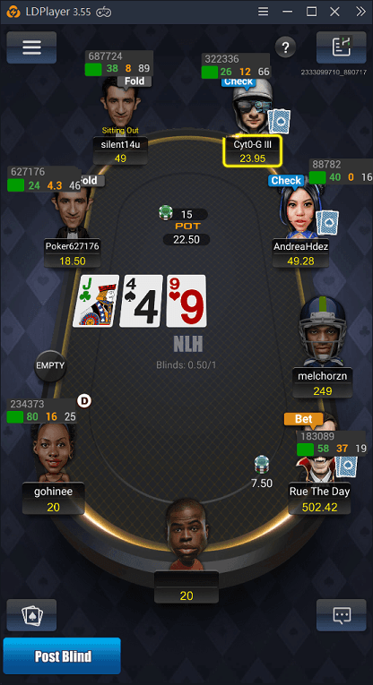 Tracker and stats in PokerBros app / CC-Poker best clubs and tables