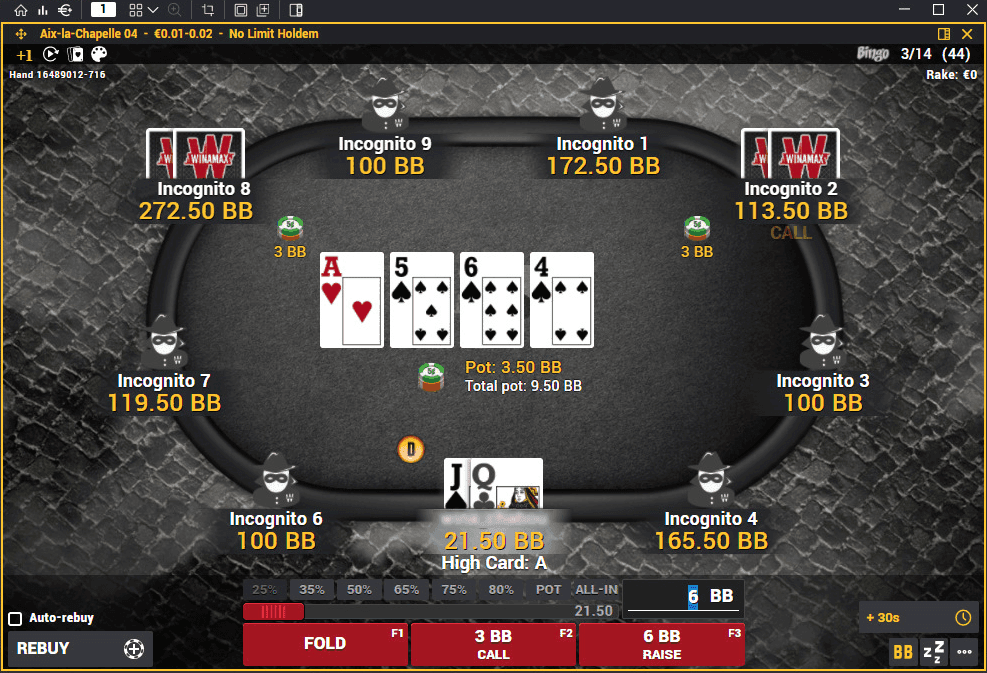Anonymous tables in poker apps | СС-Poker