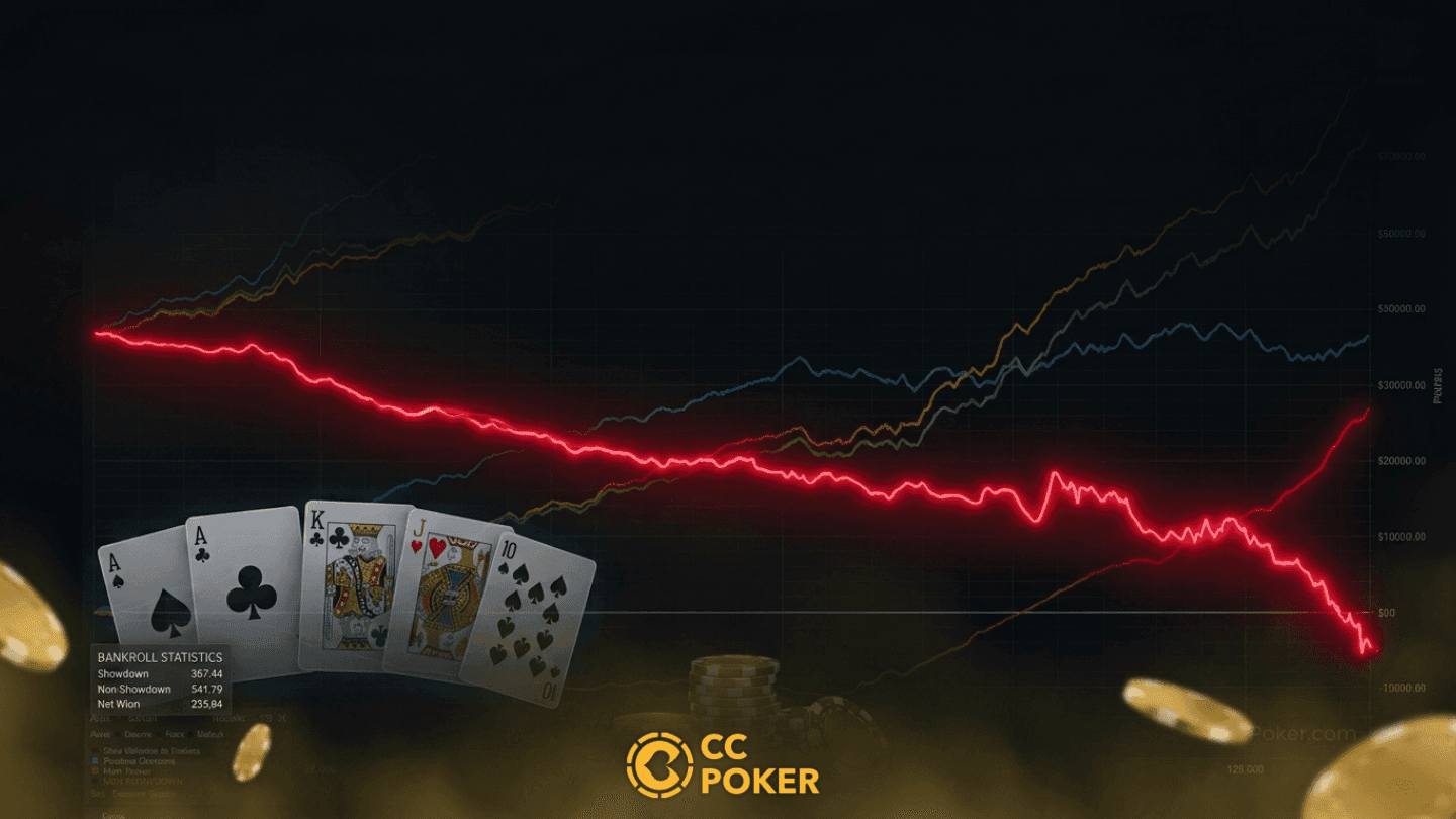 Top 3 reasons why your red line (non-showdown winnings) is dropping | 35% Rakeback and Best Poker skin in CIS